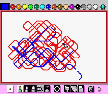 Mario Paint (Europe) screen shot game playing